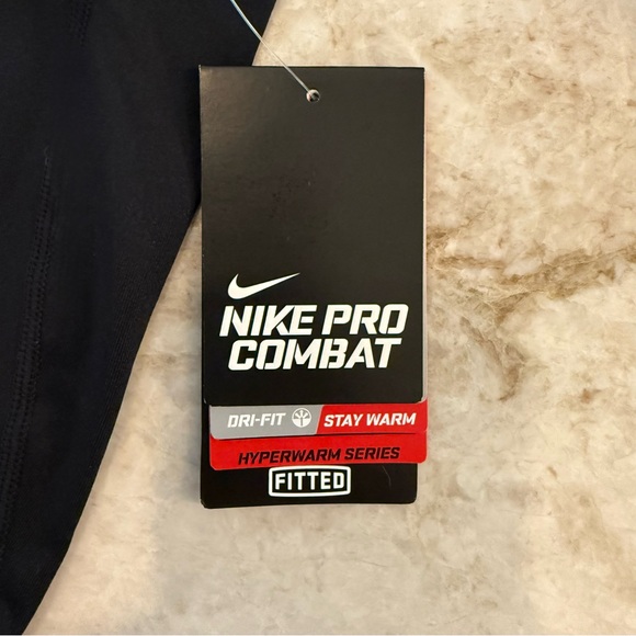 Women’s Nike Pro Combat 
Dry-FIT Long Sleeve Compression Mock Turtleneck - Picture 4 of 5